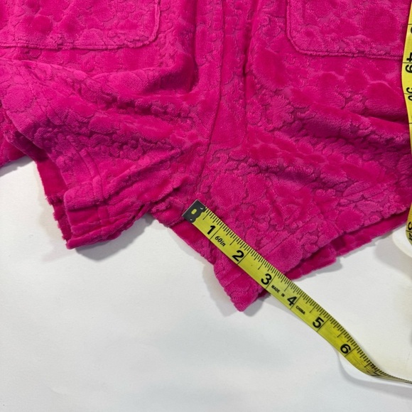 New ModCloth Beach Chaser Velour Romper Sweet Berry Pink - Picture 8 of 9